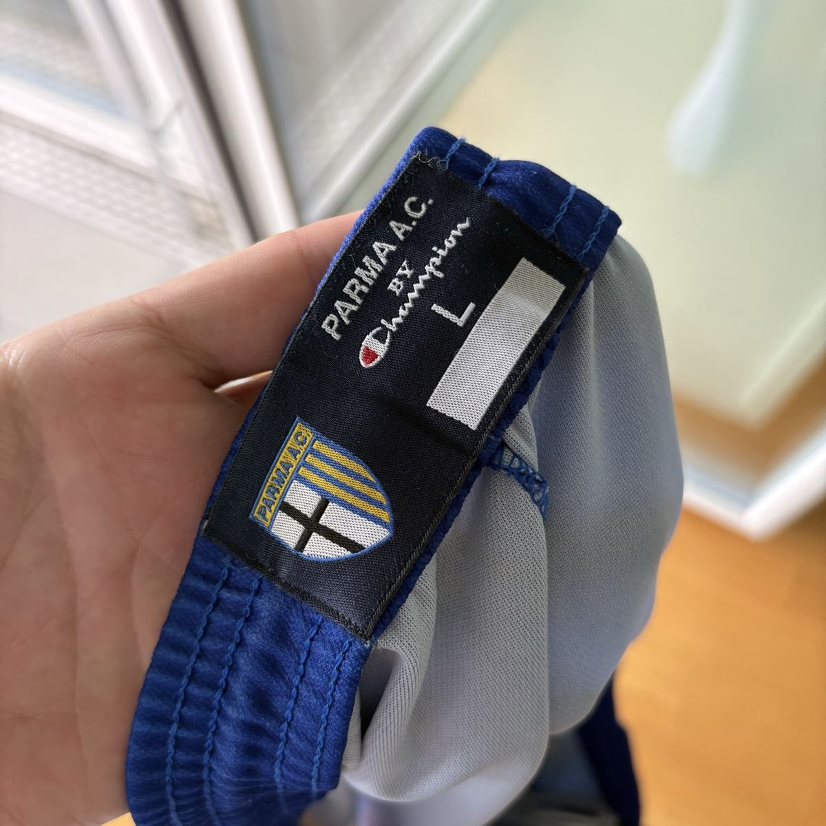 Canottiere & Pantaloni: Parma Calcio Hose Champion 01/02  – Usato da Winterthur venduto da LaBodega 6