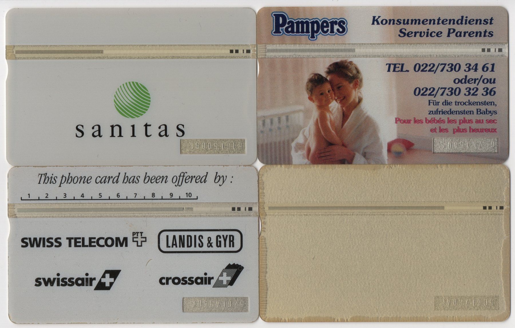 Schede telefoniche: 4 ungebrauchte Schweizer Kunden FullFace-Taxcards – Nuovo (secondo la descrizione) da Eglisau venduto da Chperfins 1