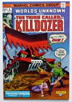 WORLDS UNKNOWN #6 KILLDOZER CULT HORROR TV MOVIE MARVEL 1974