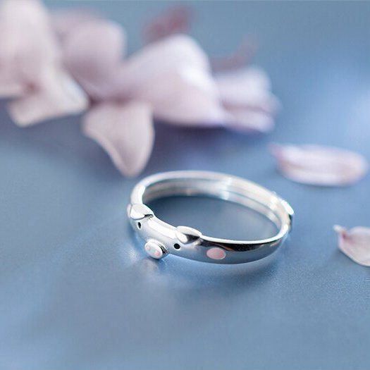 Anelli: Schweinchen Ring aus Silber – Nuovo e nell'imballaggio originale da Wil SG venduto da Veratier