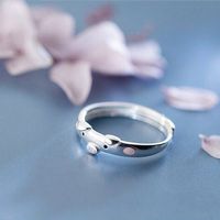 Schweinchen Ring aus Silber