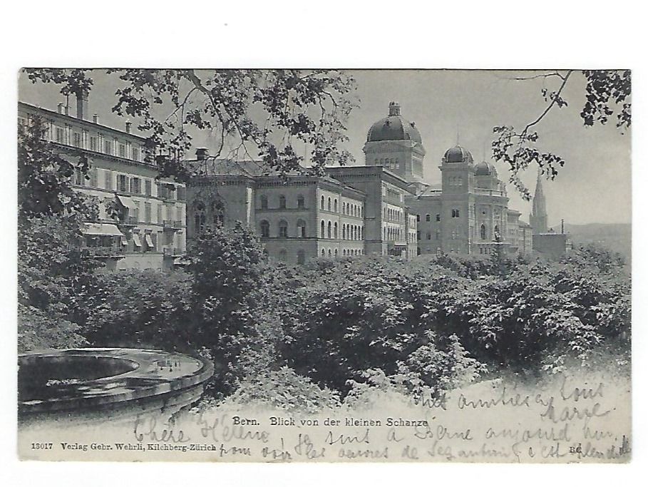 Cartoline postali: CH, 5 Ansichtskarten Bern um 1903/1908 – Usato da Hinteregg venduto da McCharly01 2