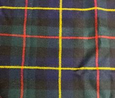 Tissu tartan 100% laine