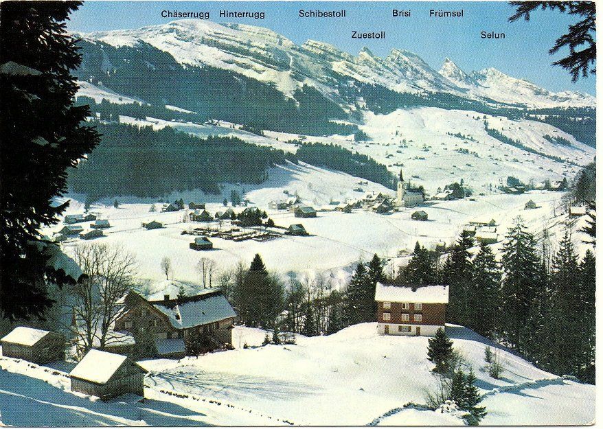 Cartes postales: WILDHAUS mit Churfirsten – D'occasion à Jona par philajona