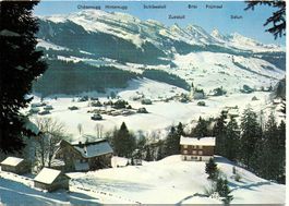 WILDHAUS mit Churfirsten