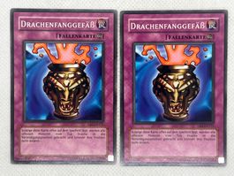 Yu-Gi-Oh 2x Drachenfanggefäss DB1-DE111