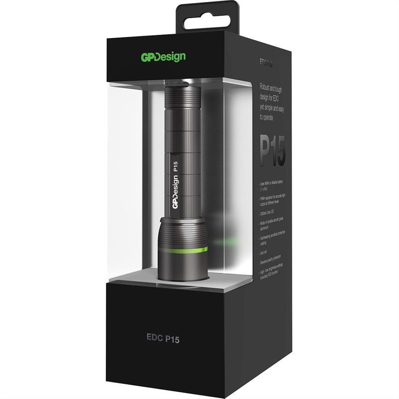 Lampade: GP BATTERIES LAMPE DE POCHE P15 – Nuovo e nell'imballaggio originale da Châtelaine venduto da suisseshopping