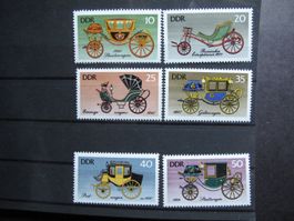 DDR 1976 Historische Kutschen **