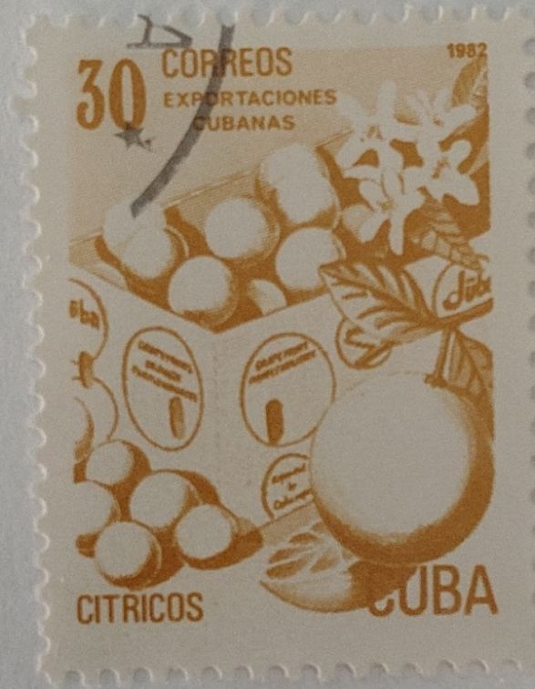 Tous les timbres: Timbre Poste Cuba Citricos 30 centavos bon état – D'occasion à Puidoux par Sophia70
