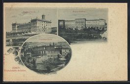 Mondschein-AK Zürich, Polytechnische An