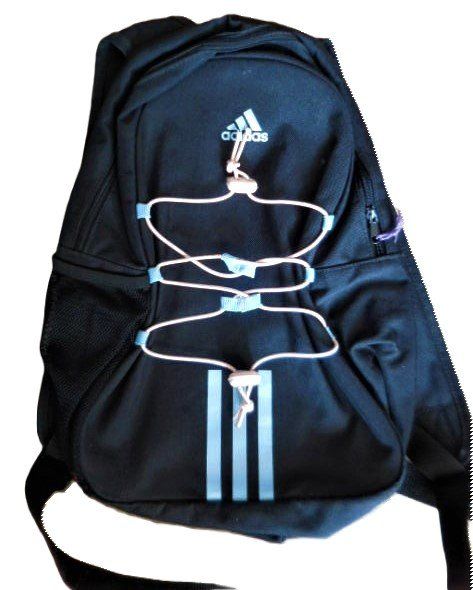 Adidas Borse & Zaini: ADIDAS Kinder Rucksack schwarz hellblau – Usato da Basel venduto da frausommerwind
