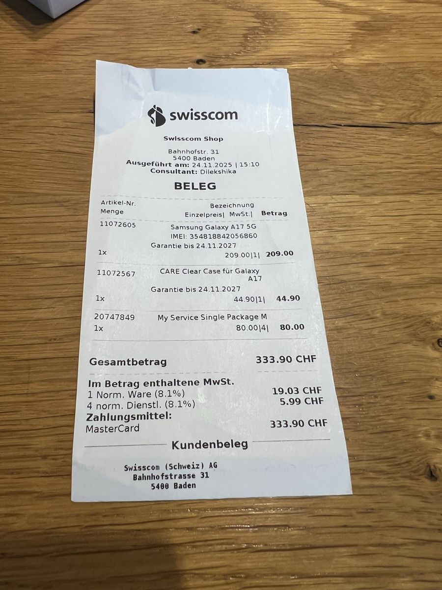 Samsung Telefoni cellulari / Smartphones: Handy/ Samsung Galaxy A17 5G – Usato da Ehrendingen venduto da nz9_y29p 4