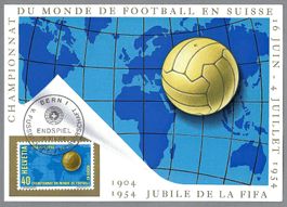 1954, FUSSBALL WELTMEISTERSCHAFT, MK ENDSPIEL, SBK 150.-