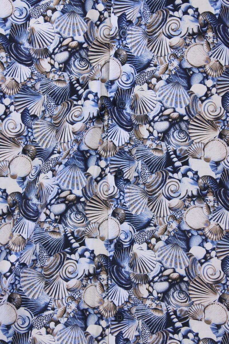 Hemden: Olymp Hemd mit Muschelmuster Kurzarm – Gebraucht aus Neustadt an der Waldnaab von SecondLifeFashion 2