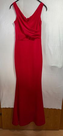Elegantes rotes Kleid ca. Gr. S