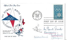 USA, Olympische Spiele 1960, FDC, Ski, Sport