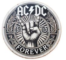 AC/DC forever - Holzschild  (neu/OVP)