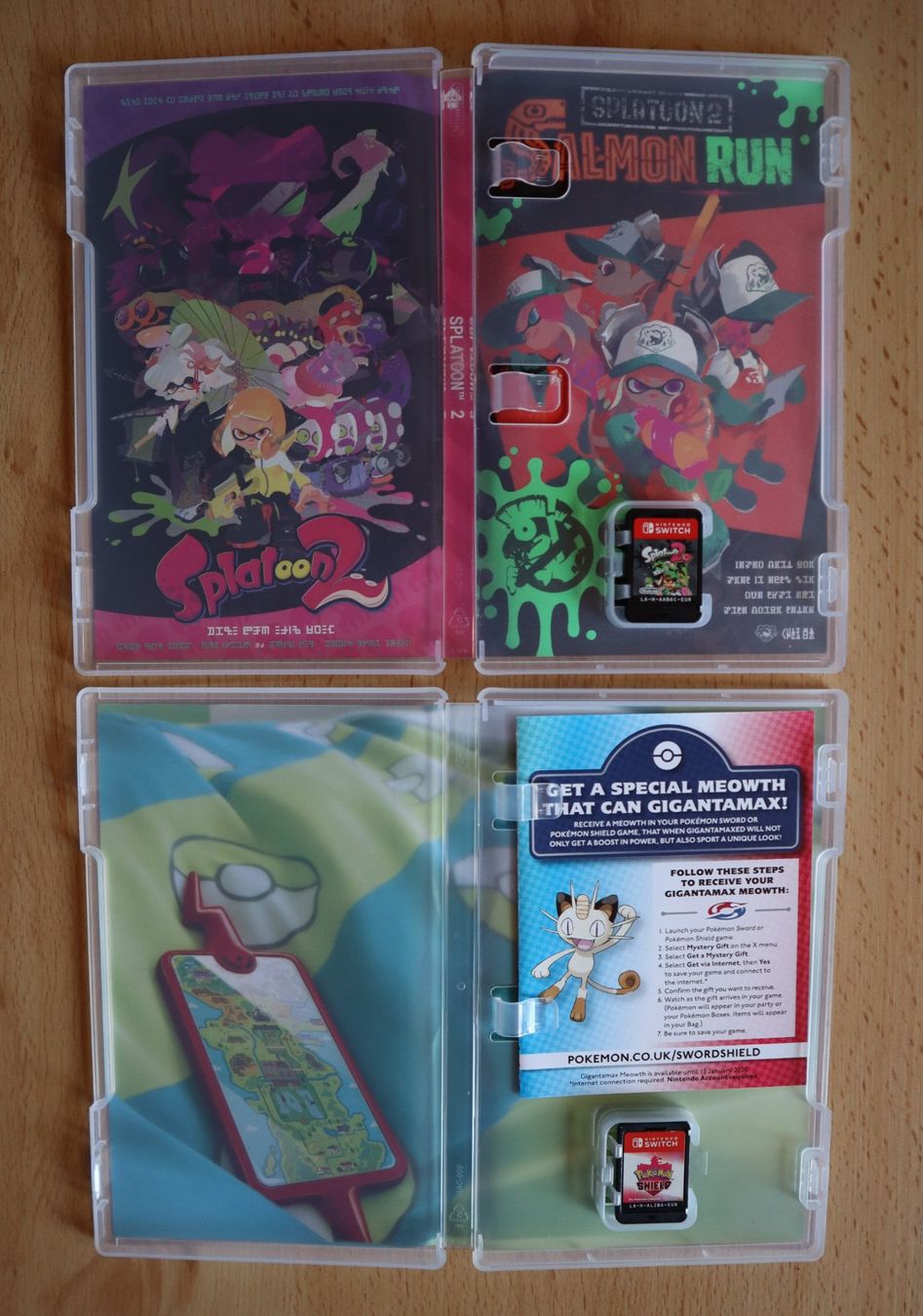 Nintendo Jeux: SPLATOON 2 & PoKéMoN SHIELD ---  Top Games im Doppelpack – D'occasion à Ochlenberg par on3x 1