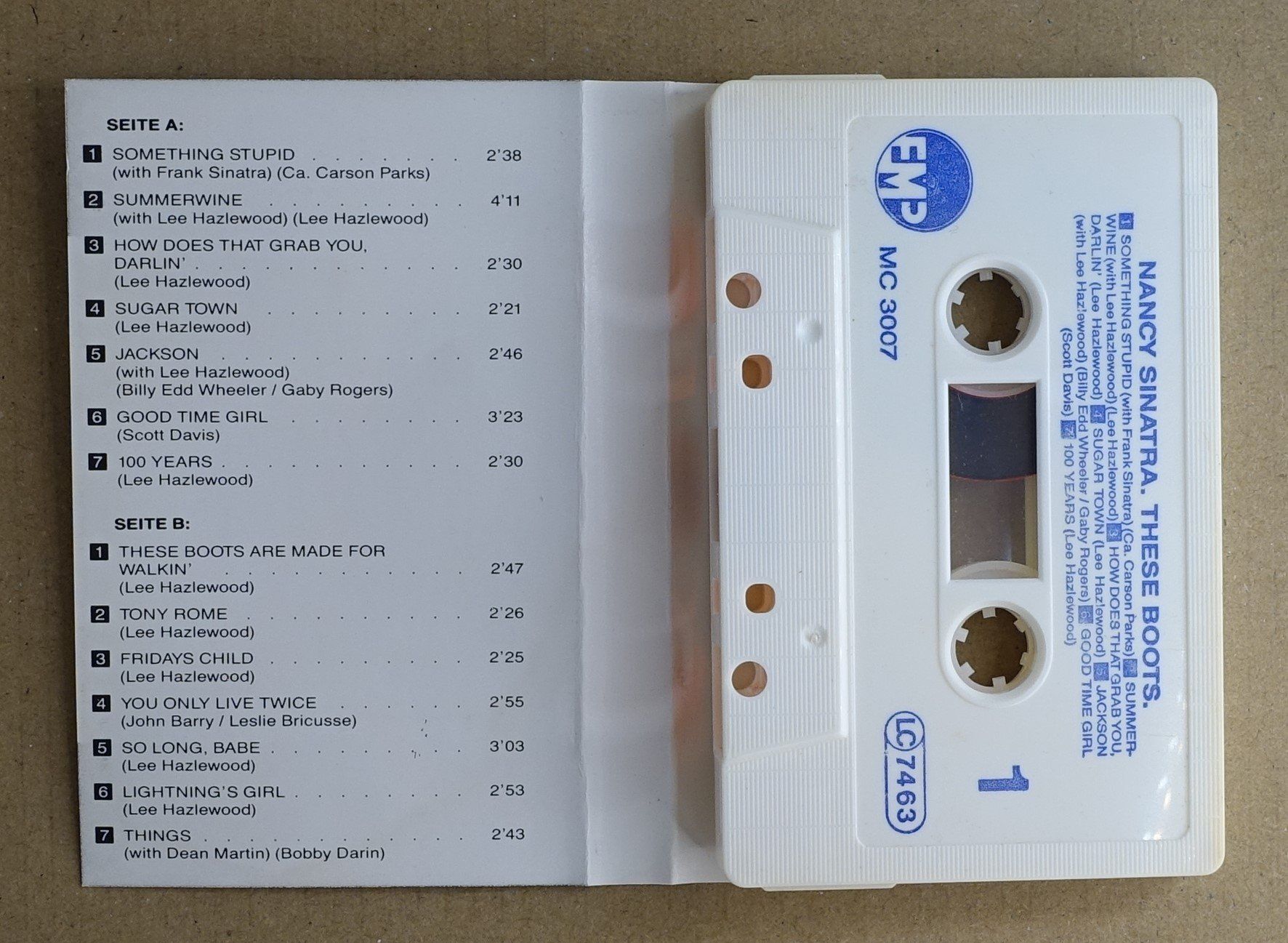 Musicassette: Nancy Sinatra – These Boots – Usato da Sessa venduto da discoverymedia 1