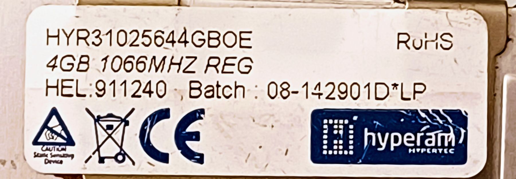 Samsung Memoria / RAM: 4GB Samsung PC3-8500R DDR3 ECC Registered Server RAM  – Usato da Zürich venduto da Stylz79 2