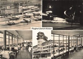 Zürich-Kloten (ZH) – Aeroporto – Vedute e interni anni ‘50 G