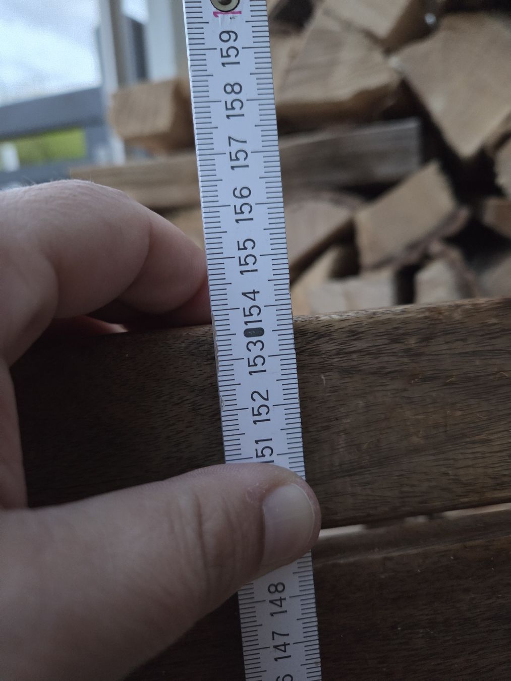 Tavoli: Garten- oder Balkontisch Holz klappbar 154x73 cm braun  – Usato da Ebikon venduto da fdo_0815 4