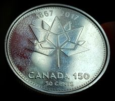 CANADA 50 CENTS 2017 UNZ.