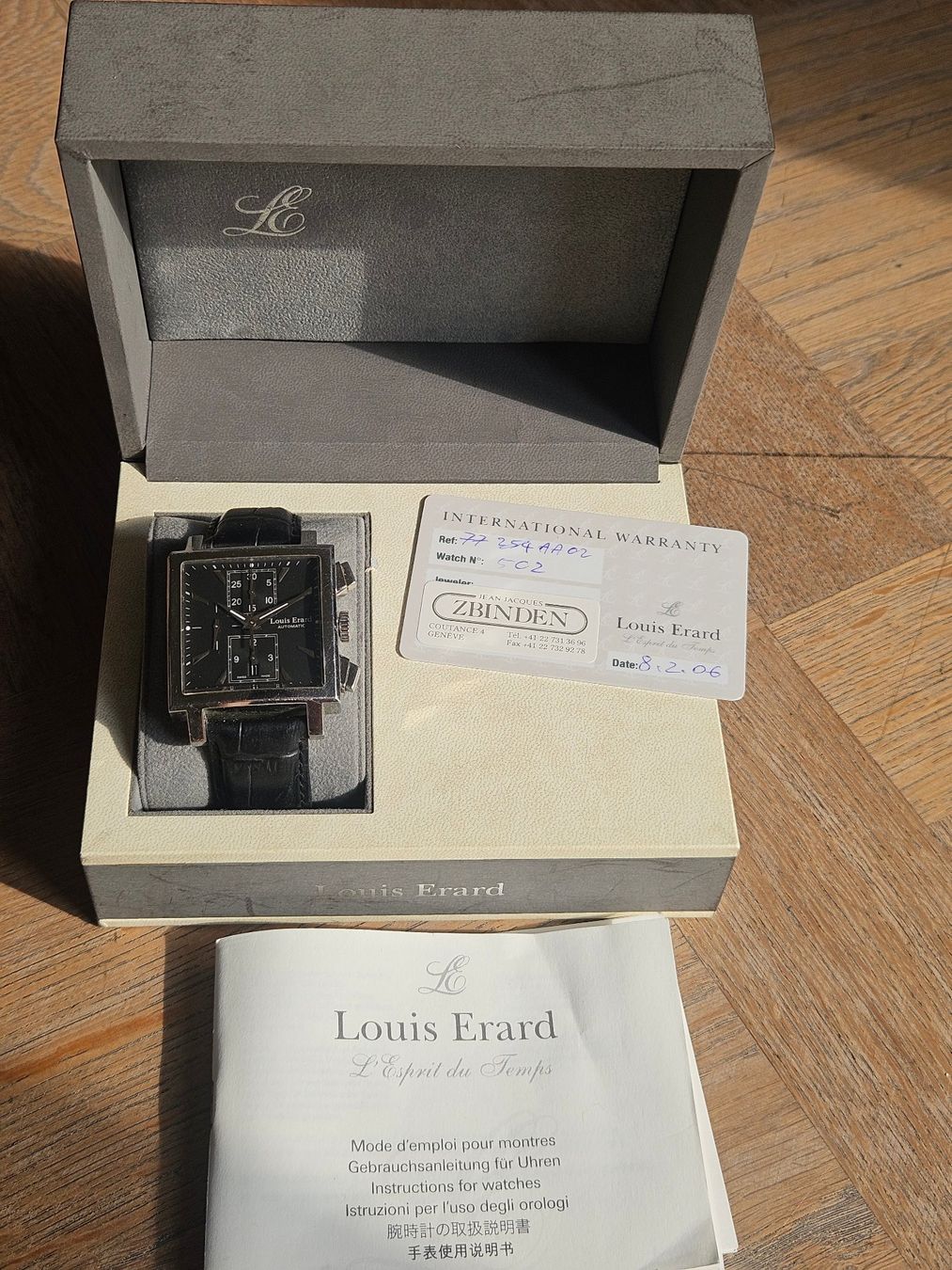 Louis Erard Uhren: Louis Erard La Carree Automatic – Gebraucht aus zürich von Franseize 4