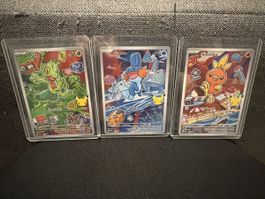 Cartes Pokémon Lot 3 cartes Arcko Gobou Poussifeu (FR)