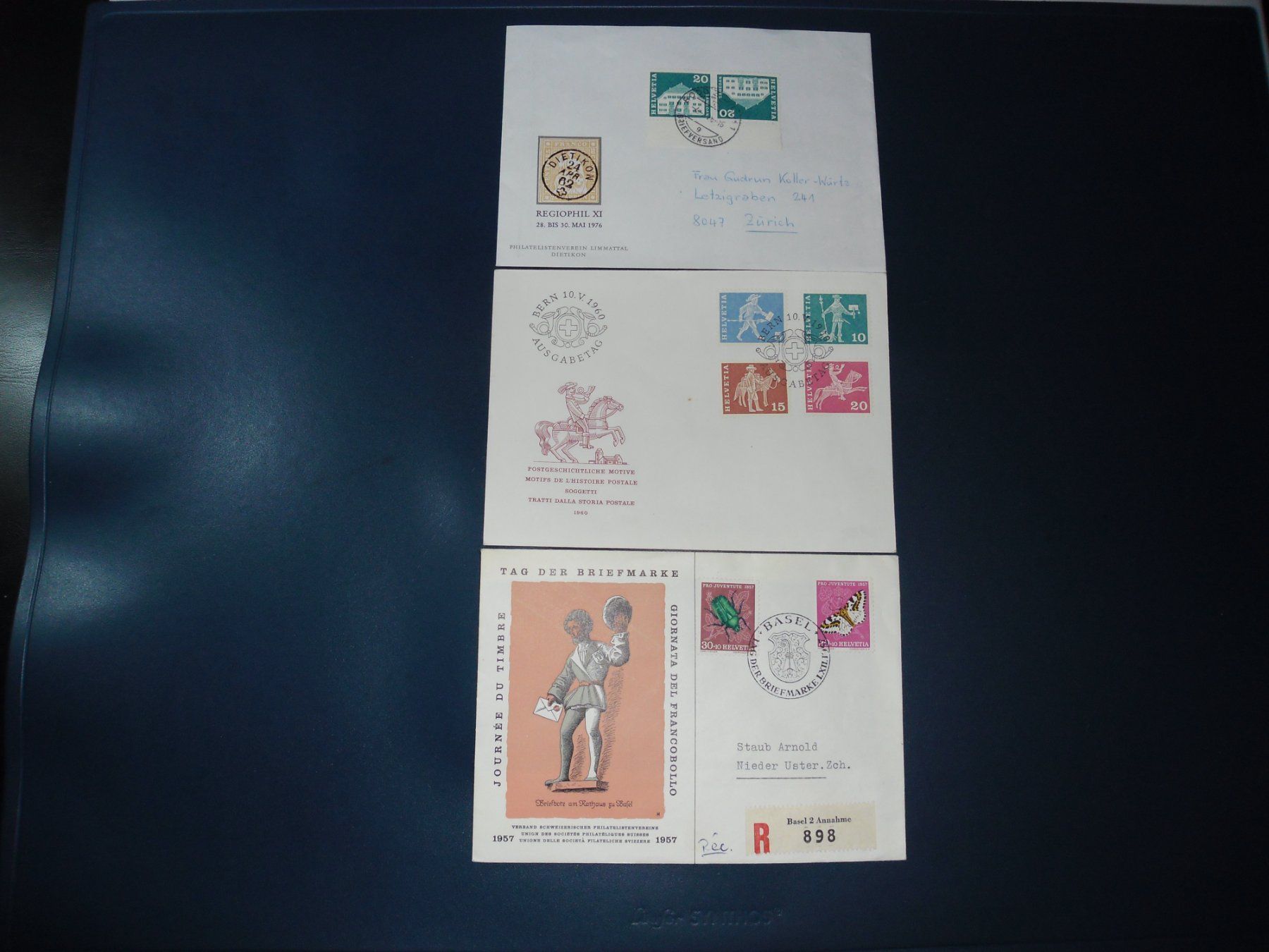 Tous les timbres: 3 gute Schweiz Belege – D'occasion à Ebikon par bowito