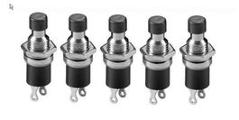 5 Premium Drucktaster schwarz
