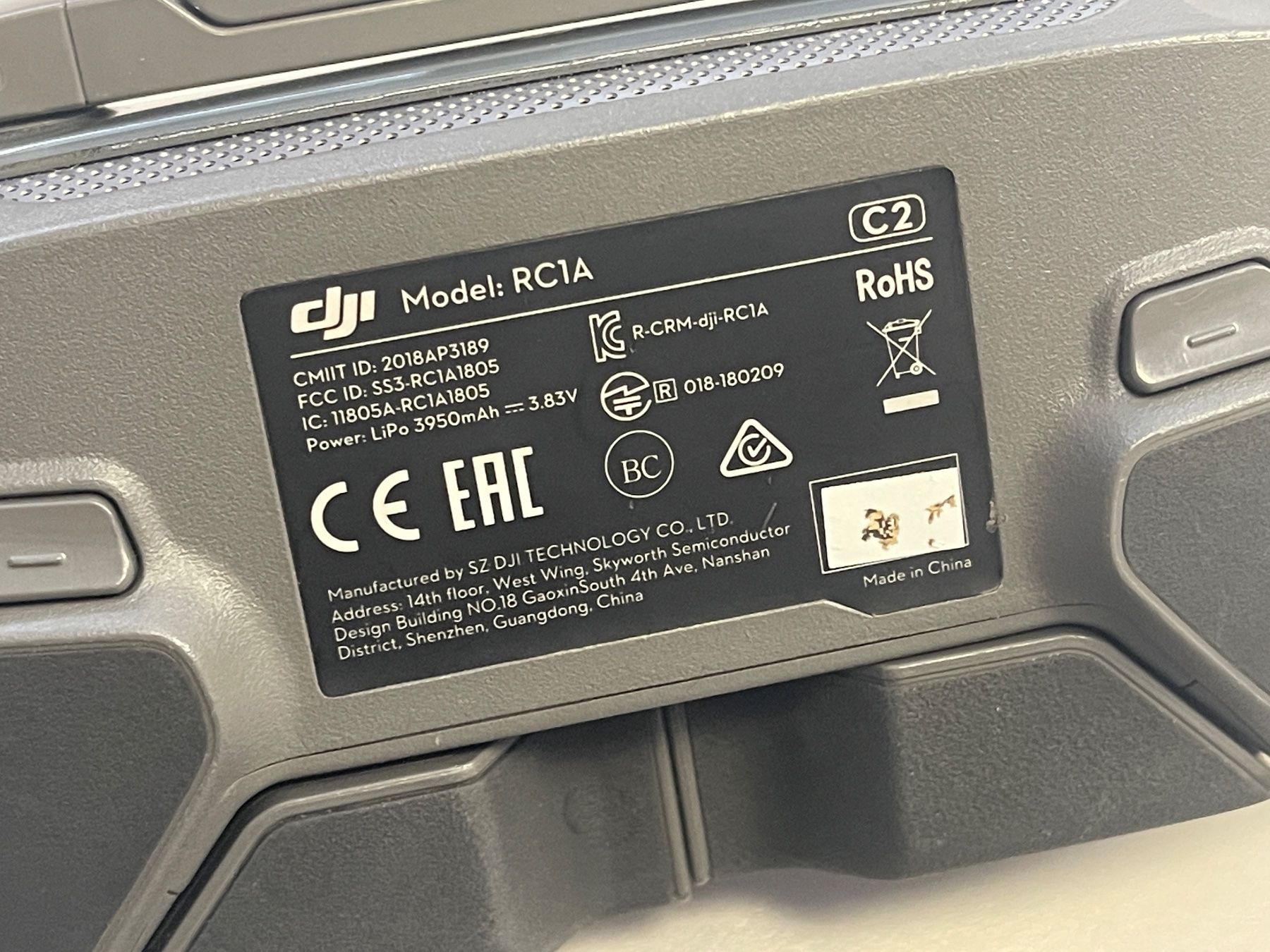 DJI Telecomandi: DJI Controller RC1A – Usato da Bellinzona venduto da CarpiFotoSA 3