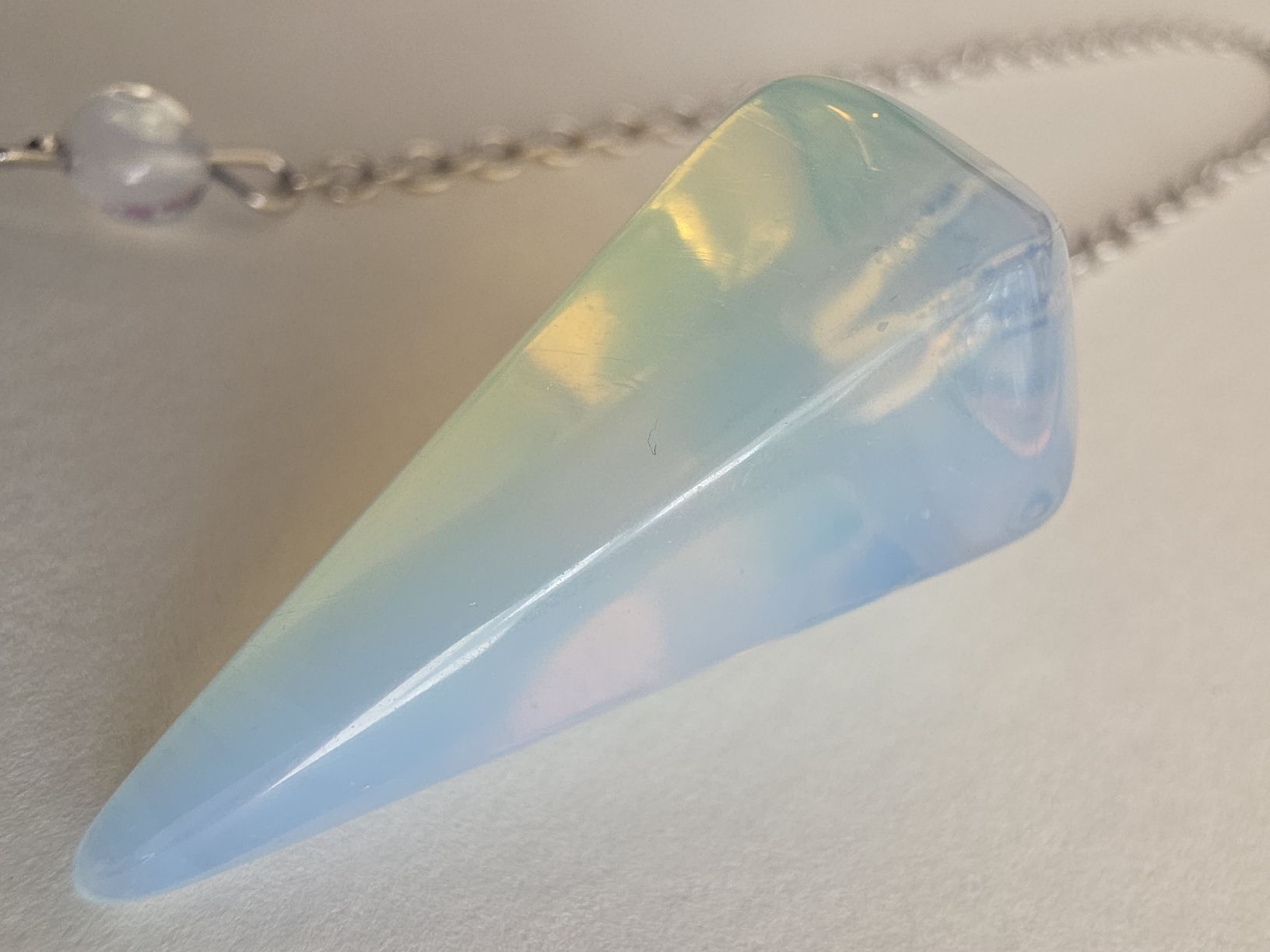 Minerali & Pietre curative: Pendel Opal ca. 3,5 x 2cm. – Nuovo e nell'imballaggio originale da Menziken venduto da Mirager 1