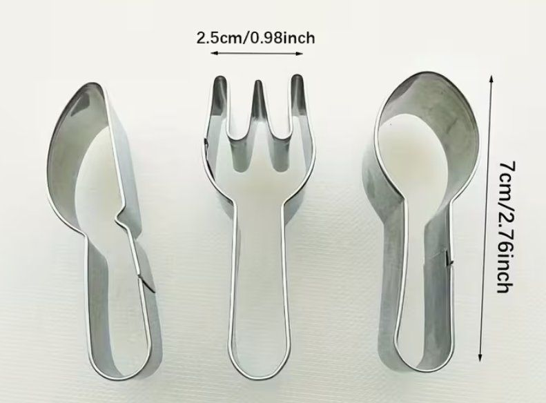 Backformen: Ausstecher Besteck – Neu und originalverpackt aus Dintikon von Vexi