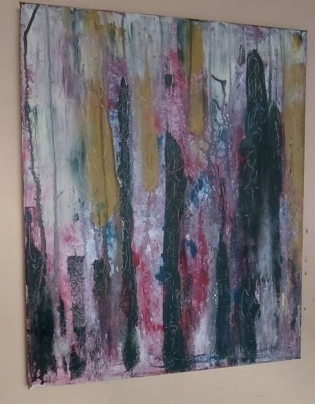 Dipinti: Gemälde " Schatten" handmade 40×50 – Nuovo (secondo la descrizione) da Riehen venduto da Steinbock1970