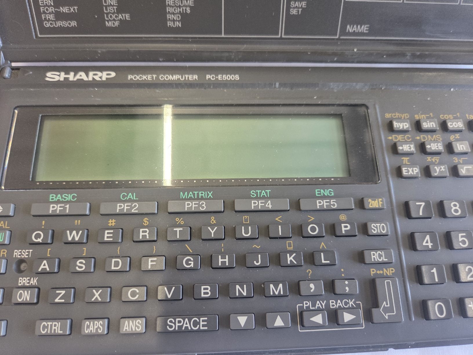 PCs: SHARP Pocket Computer PC-E500S 32KB gebraucht – D'occasion à Flawil par Hamdia12 1