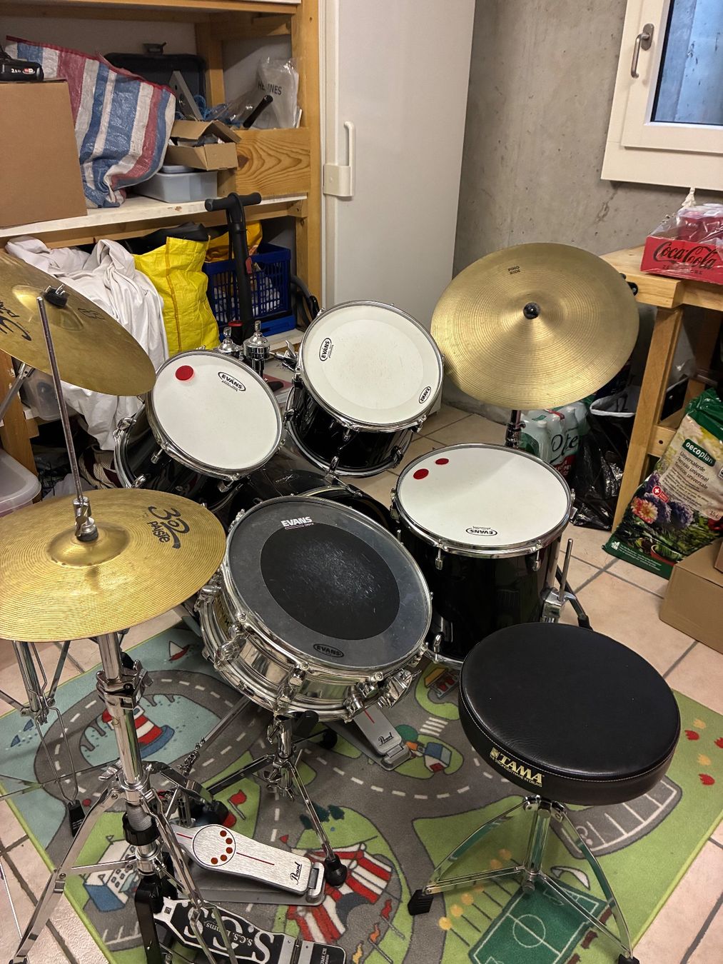 Evans Instruments de musique: Kinder-Schlagzeug Mit Doppelpedal – D'occasion à Muttenz par ben_fxy2 2