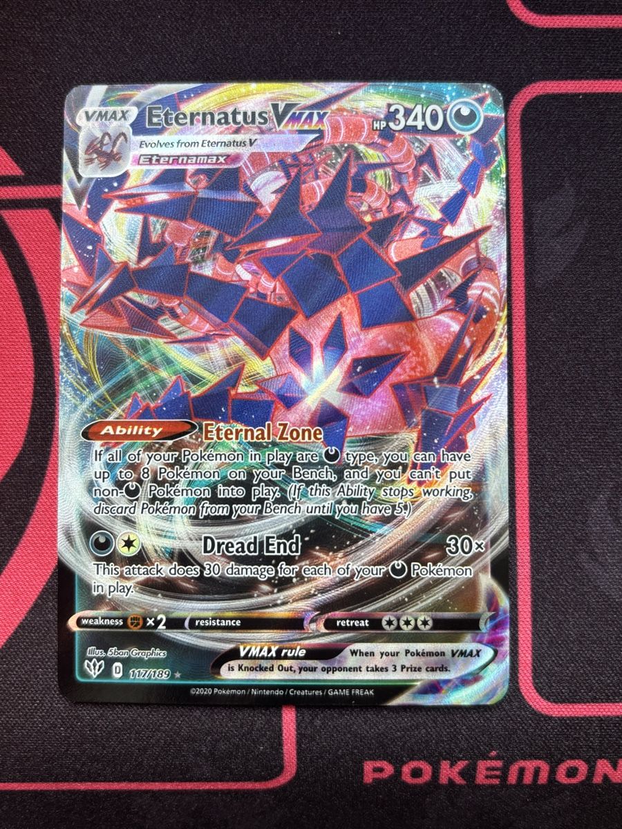 Pokémon Carte collezionabili: Eternatus #117 EN Pokémon  – Usato da Oberrohrdorf venduto da HOLO_LEGENDS