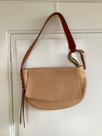 Chloé Schultertasche Modell Kiss Sandy Beige Neu NP 1460.-