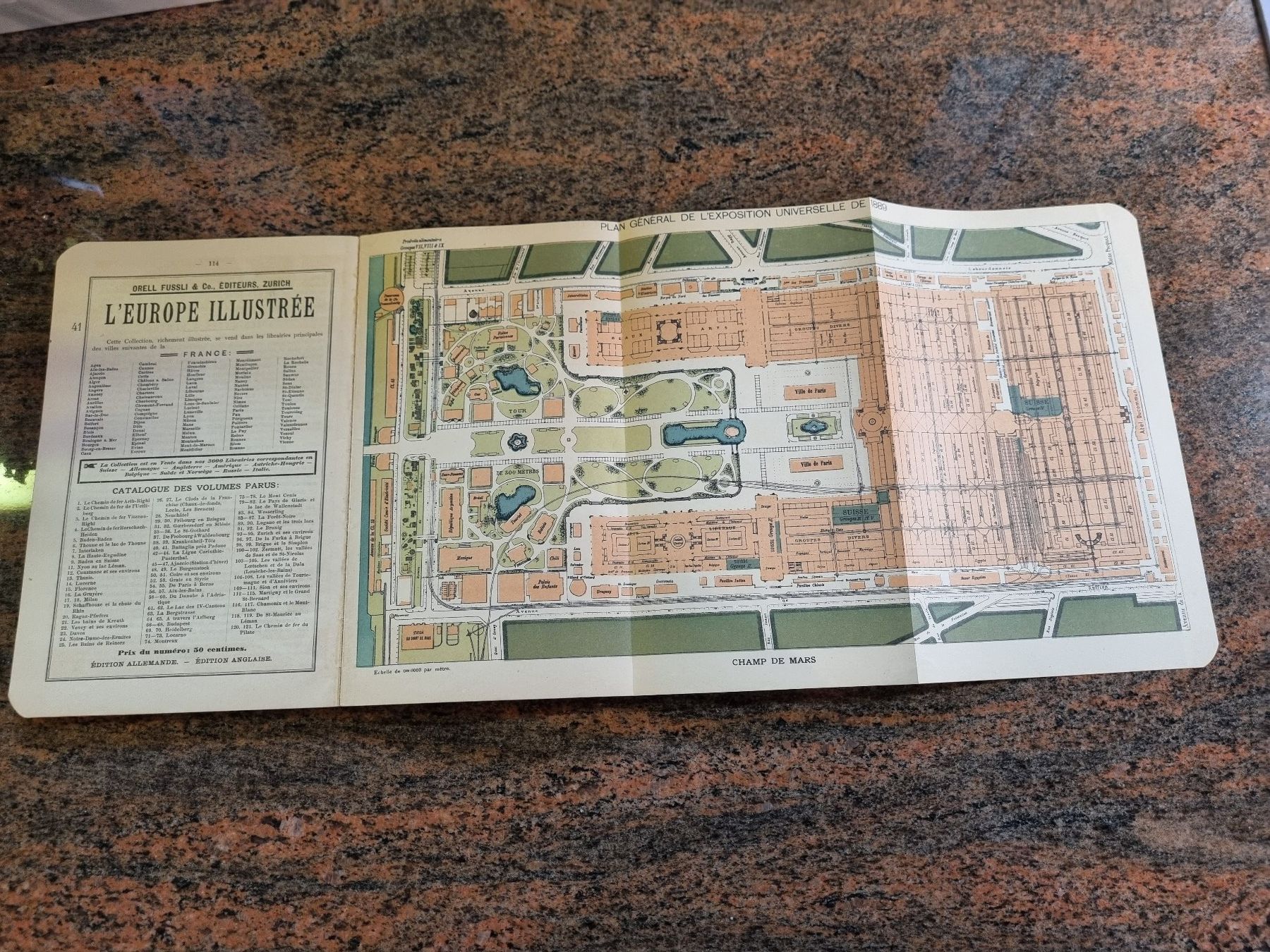 Dokumente: Katalog Paris 1889 Sections Suisses Prospekt – Gebraucht aus Trachslau von post35 2