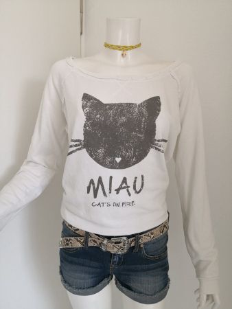 🤩MANGO MIAU PULLOVER WEISS & D&G P.