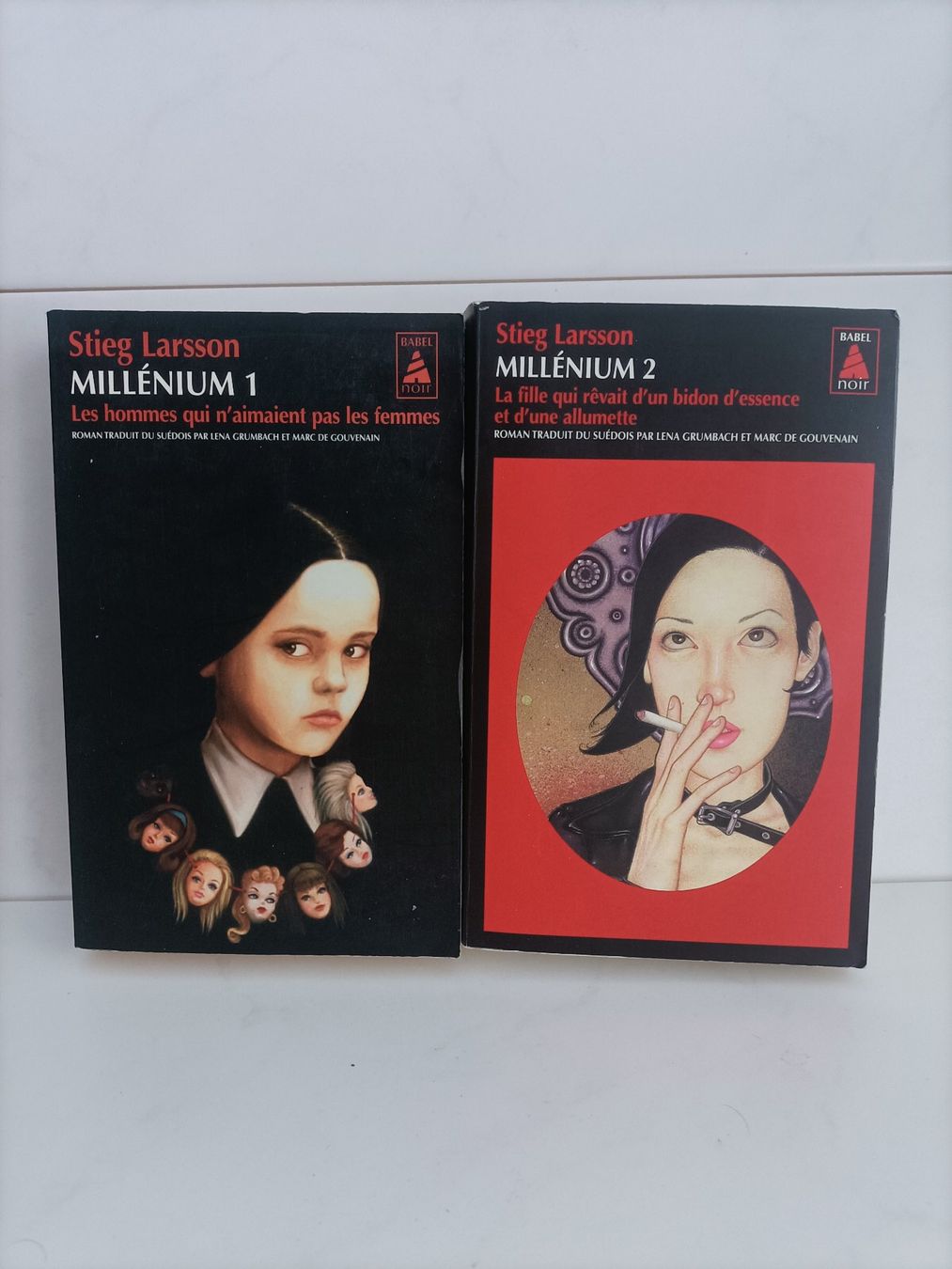 Bücher: Lot Millénium 1/2 Stieg Larsson / Actes Sud - Babel Noir – Gebraucht aus crans montana von AB3963