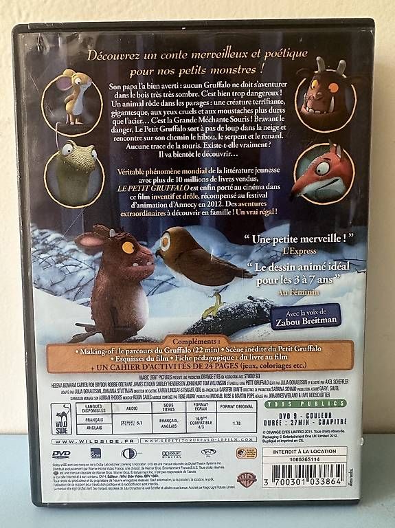 Tutti i DVDs: Gruffalo DVD  – Usato da Riex venduto da bonjour8 4