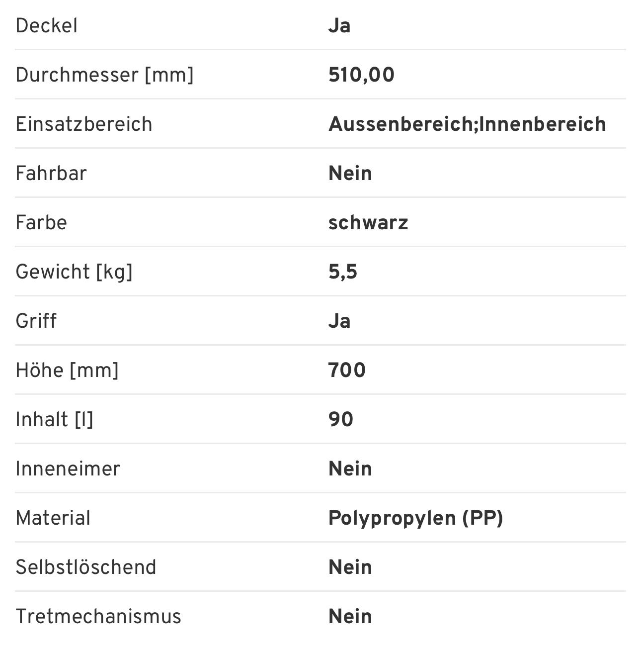 Cestini per rifiuti: neuer Transport-und Abfallbehälter, 90 Liter – Nuovo (secondo la descrizione) da Necker venduto da liq24 1