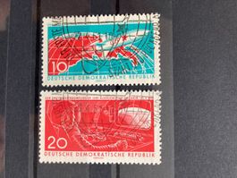 DDR 1961 Lot Weltraumflug gestempelt Sonderstempel