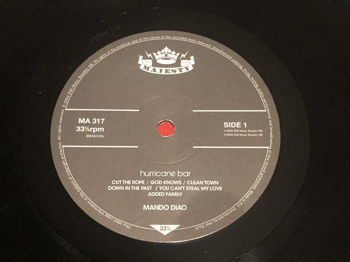 Schallplatten: Mando Diao. 2005. hurricane bar – Gebraucht aus Faulensee von Mizuno06 4