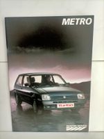 Brochure Austin Metro 1987 commerciale Spécial/Sprite/Mayfai