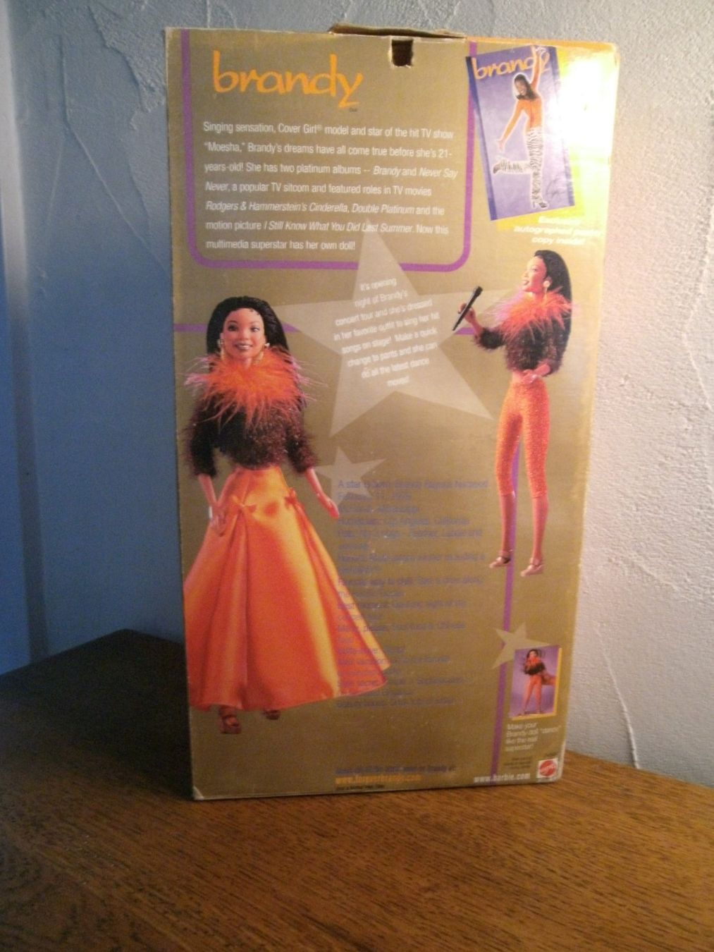 Bambole: Barbie Mattel 1999 Superstar Brandy – Nuovo e nell'imballaggio originale da Moutier venduto da Mouschka 1