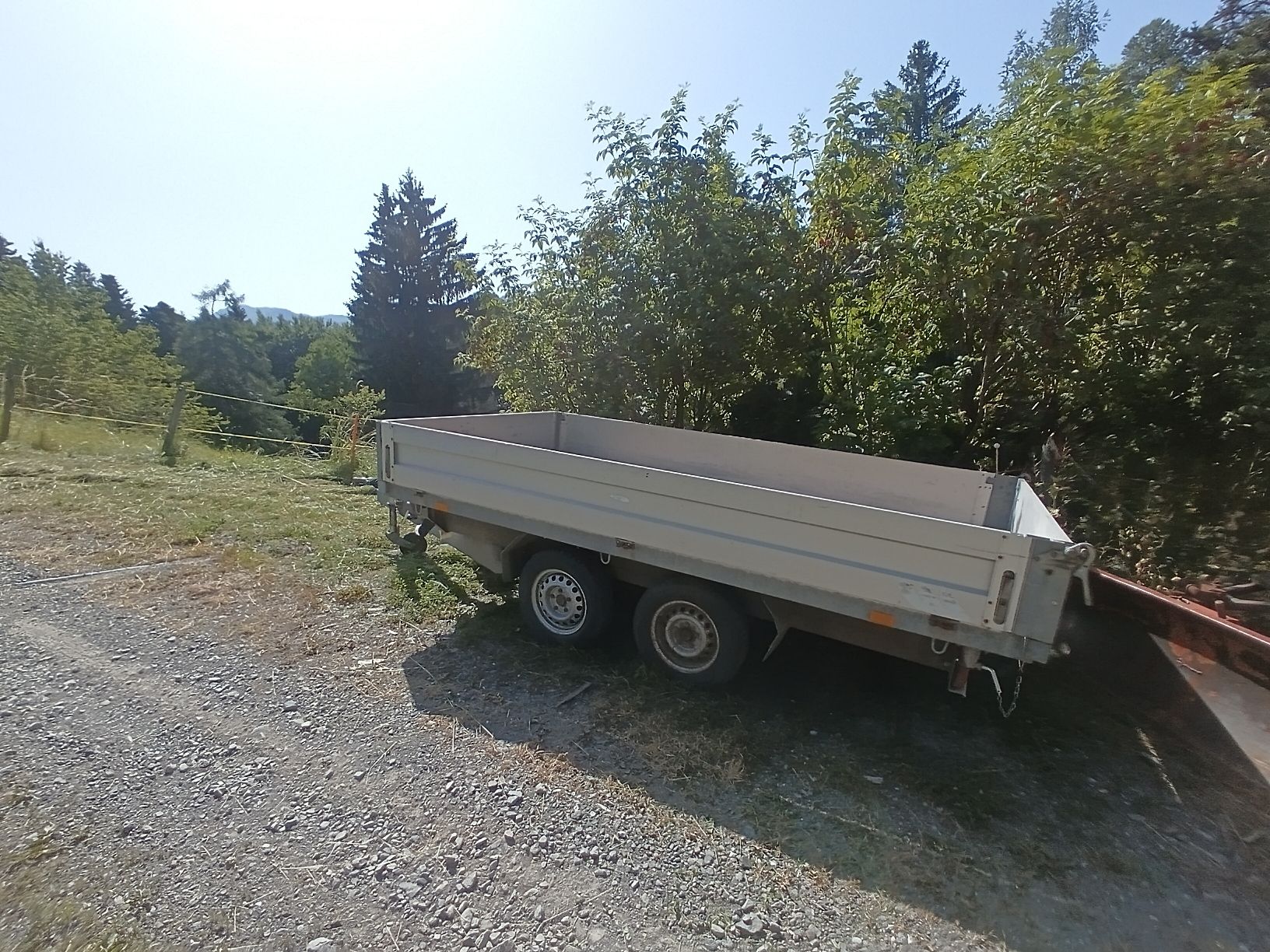 Humbaur Rimorchi: remorque basculante 3 côtés – Usato da monthey venduto da nicat90 1