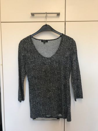 Oberteil von Caroll Grösse 38 schwarz/weiss